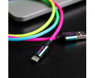 VIGGO DESIGN USB - USB-C 1m Tęczowy - 1458588 - zdjęcie 4